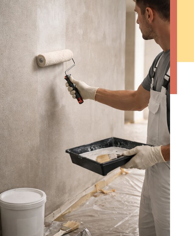 Грунтовка стен в Торжке от 2249 руб. м2 — быстро, недорого, с материалом | ОТДЕЛОЧНИК-Трж