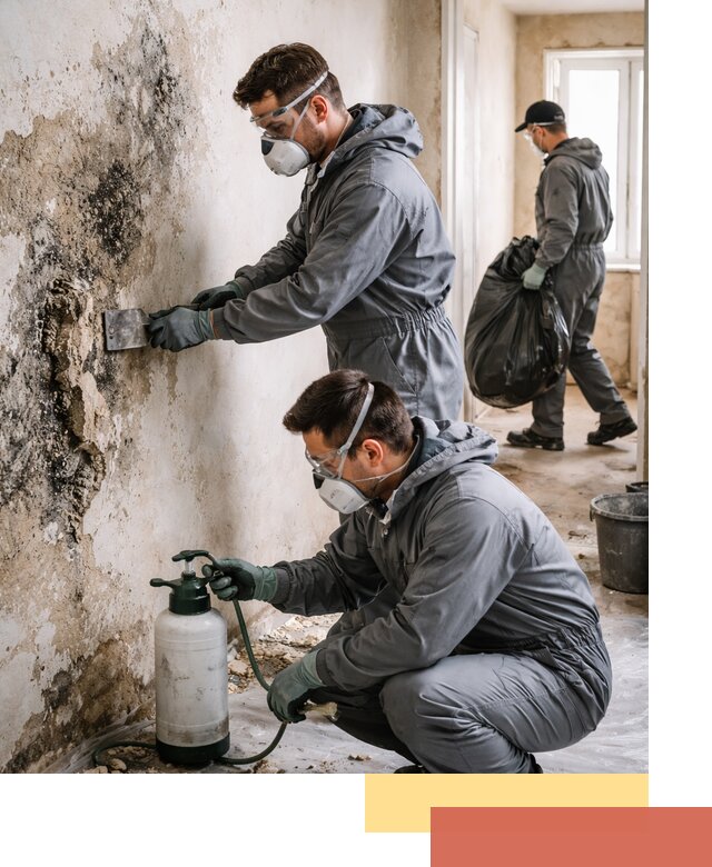 Удаление плесени со стен профессионально в Торжке