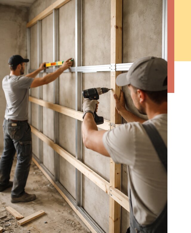 Устройство обрешетки под панели в Торжке от 2147 руб. — монтаж под ключ | ОТДЕЛОЧНИК-Трж