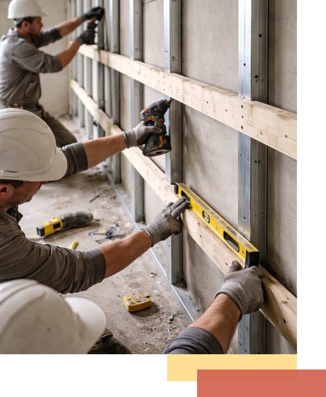 Устройство обрешетки под панели в Торжке