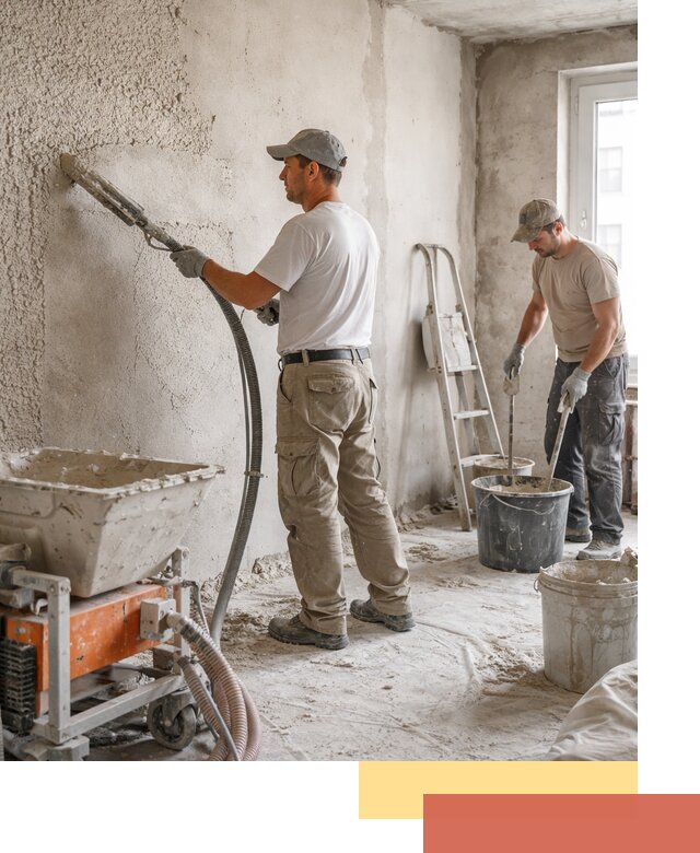 Машинная штукатурка стен в Торжке — быстро и качественно