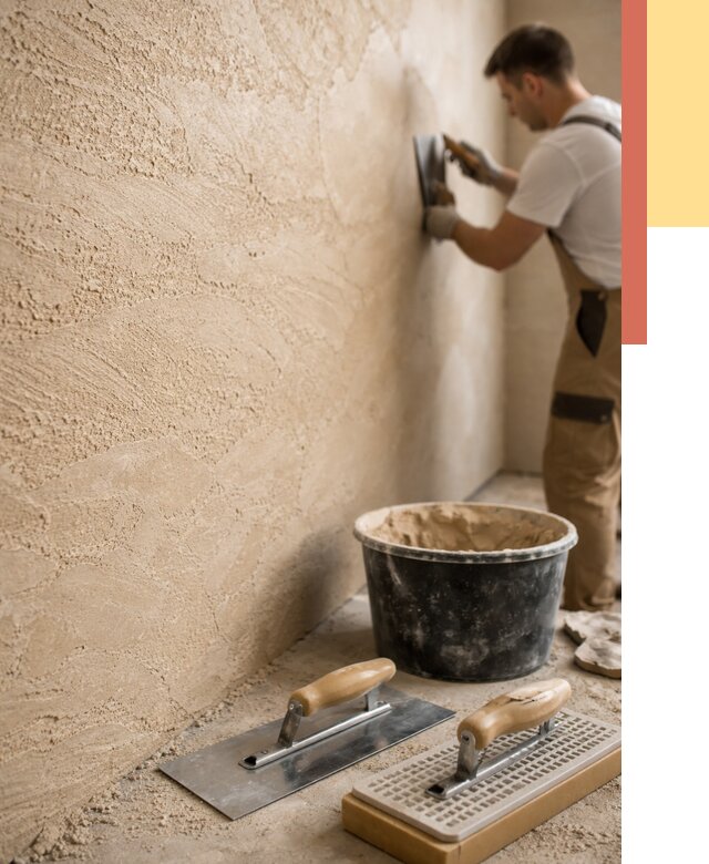 Декоративная штукатурка травертин в Торжке от 1840 руб/м2 — качественно и недорого | ОТДЕЛОЧНИК-Трж