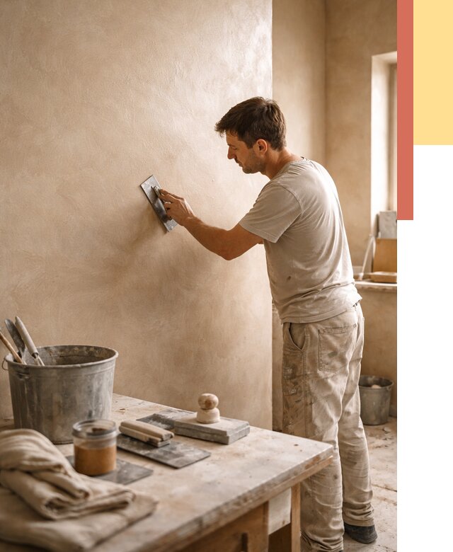 Марокканская штукатурка таделакт в Торжке под ключ от 4294 руб. | ОТДЕЛОЧНИК-Трж