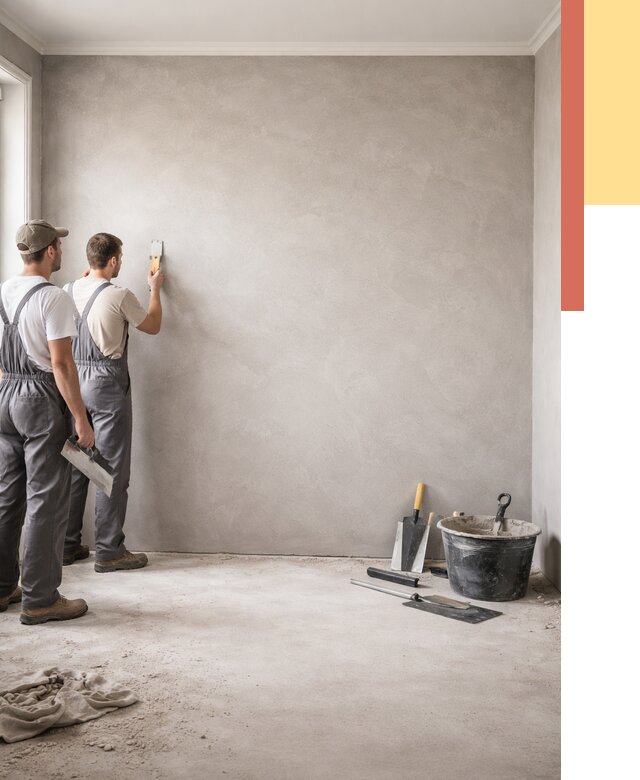 Микробетон на стены в Торжке от 1278 руб. — нанесение и отделка | ОТДЕЛОЧНИК-Трж