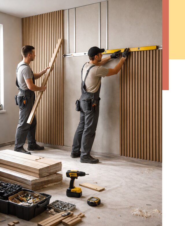 Монтаж реечных панелей на стены в Торжке от 1227 руб. — быстро и недорого | ОТДЕЛОЧНИК-Трж