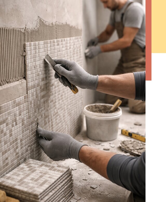 Облицовка стен мозаикой в Торжке от 3272 руб/м2 — укладка мозаики на стены | ОТДЕЛОЧНИК-Трж