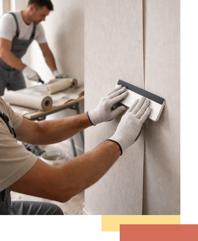 Поклейка обоев под покраску в Торжке профессионально и быстро