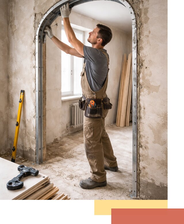 Устройство арочного проема в Торжке под ключ