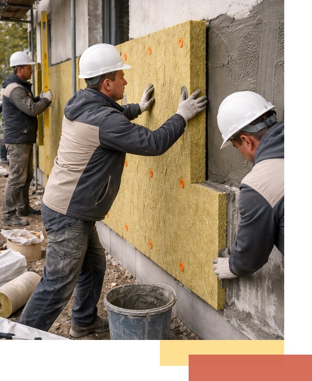 Утепление стен минватой в Торжке — тепло и звукоизоляция