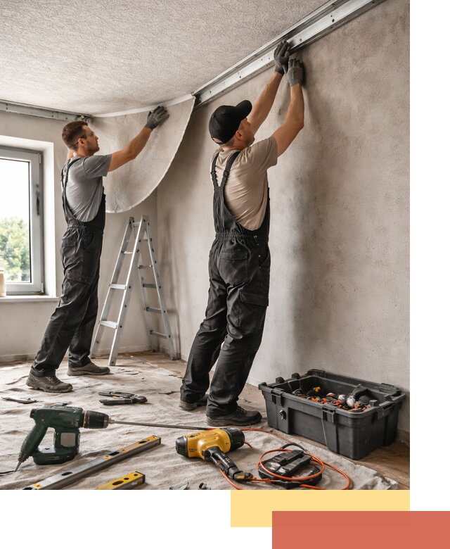 Монтаж фактурного натяжного потолка в Торжке качественно и быстро