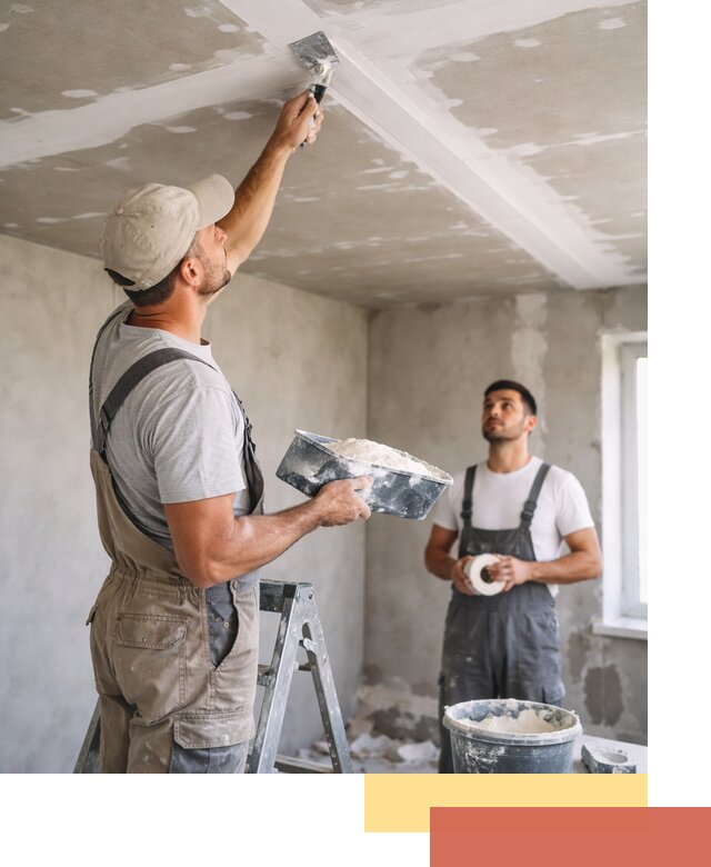 Обработка швов потолка ГКЛ в Торжке: качественная заделка и шпатлевка