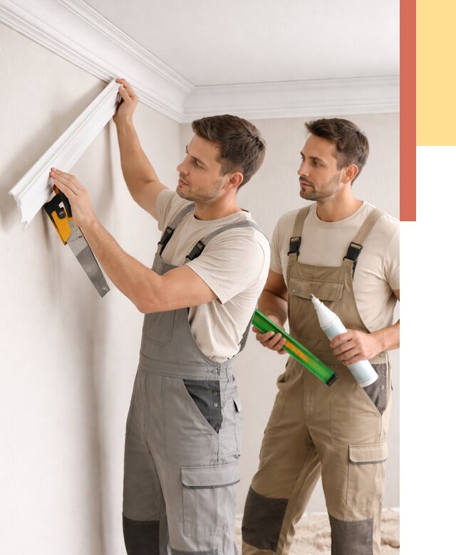 Монтаж потолочного плинтуса в Торжке от 2352 руб. — быстро и недорого | ОТДЕЛОЧНИК-Трж